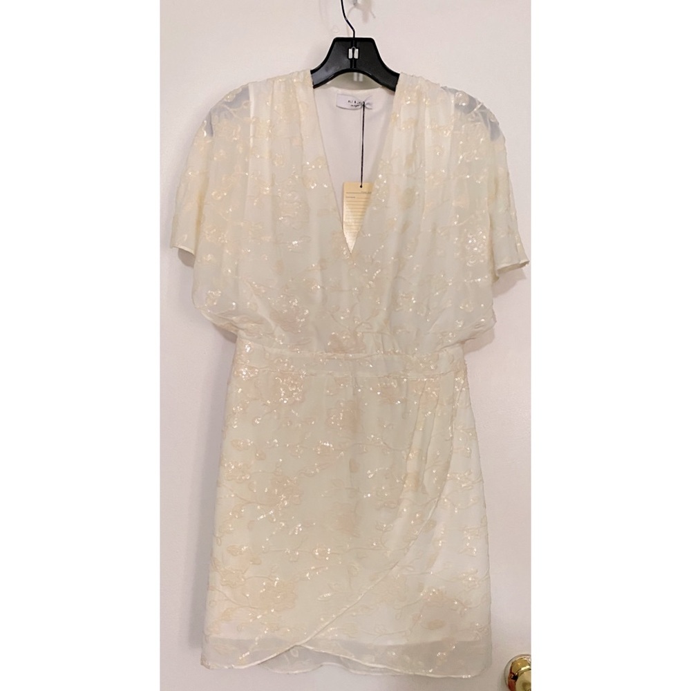 Ali & Jay White Sequin Dress